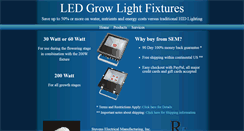 Desktop Screenshot of ledgrolights.com